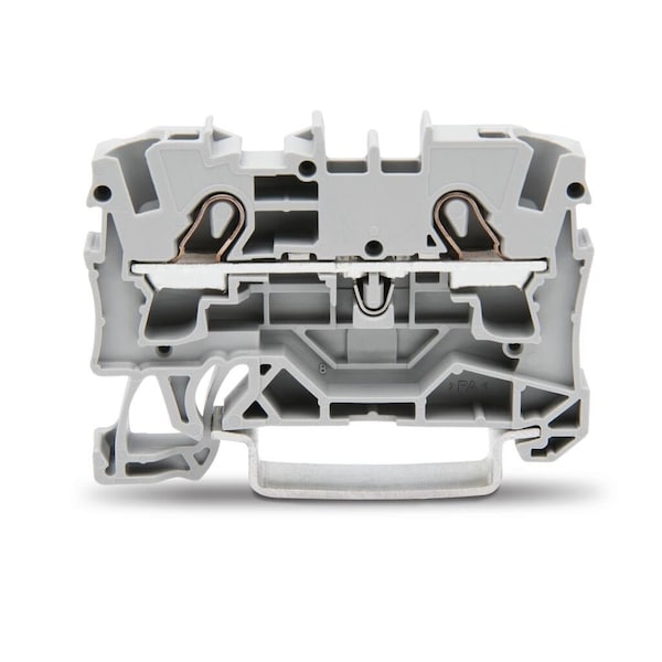 Wago 2 COND THRU TERMINAL BLOCKS, 10 AWG -20 AWG GREY, 2004-1201 - main